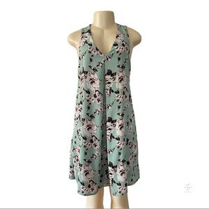 Honey Punch Mint Green Floral‎ Pattern Sleeveless Casual Summer Dress Sundress